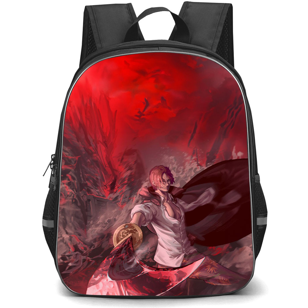 One Piece Shanks Backpack StudentPack - Shanks Anime Art
