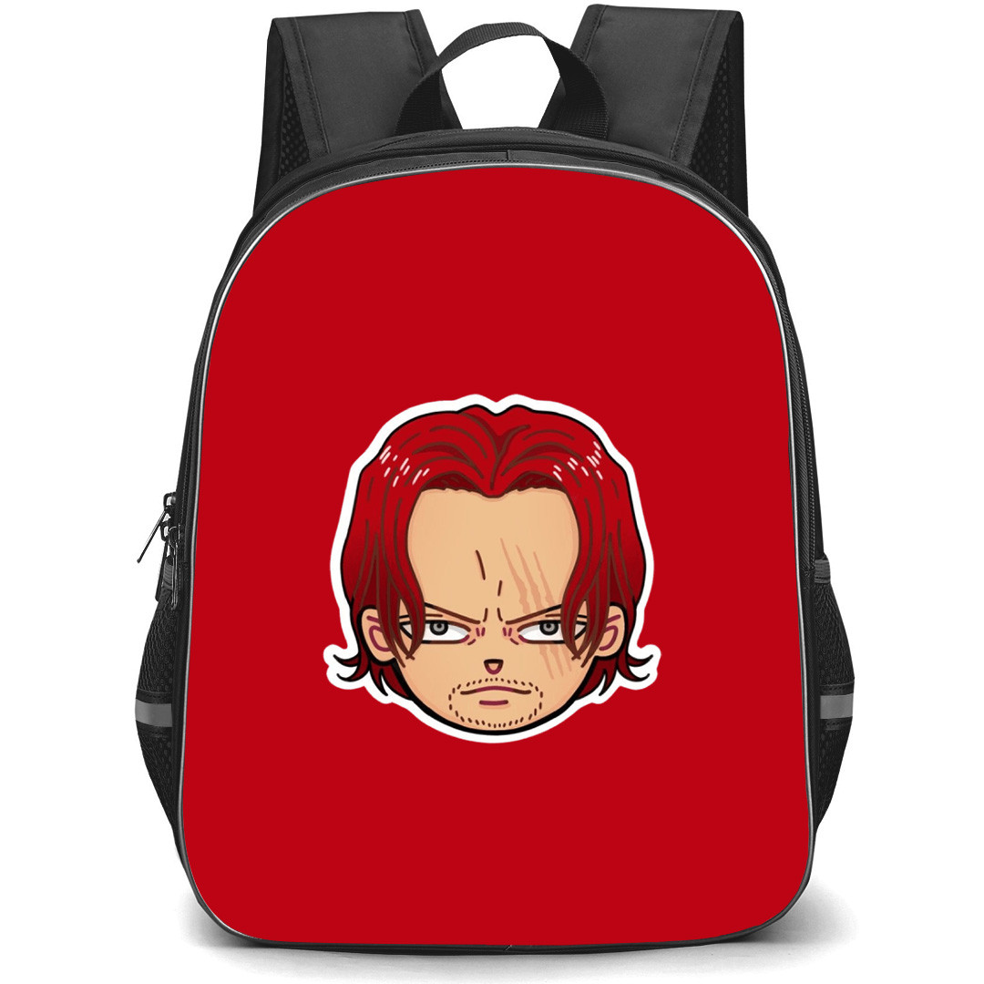 One Piece Shanks Backpack StudentPack - Shanks Chibi Head Sticker