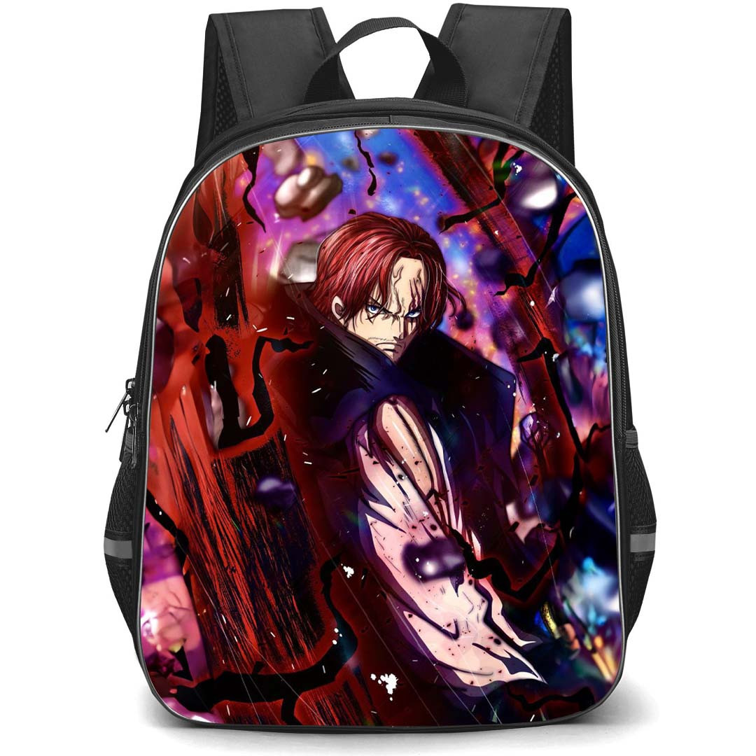 One Piece Shanks Backpack StudentPack - Shanks Looking Back Anime Art