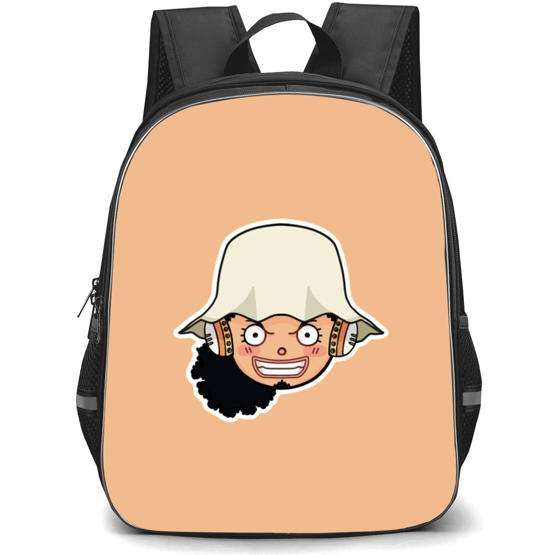 One Piece Usopp Backpack StudentPack - Usopp Chibi Head Sticker