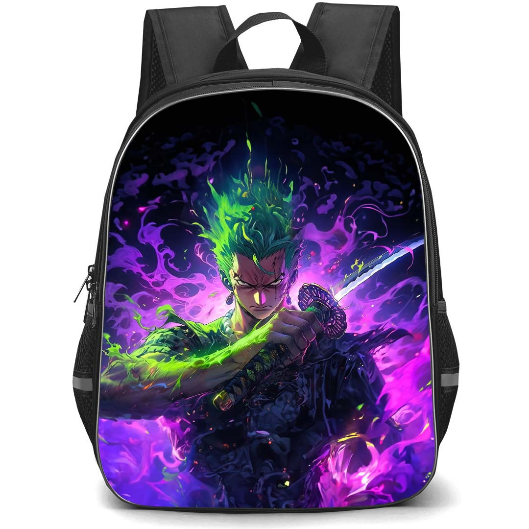 One Piece Roronoa Zoro Backpack StudentPack - Roronoa Zoro Holding Wado Ichimonji