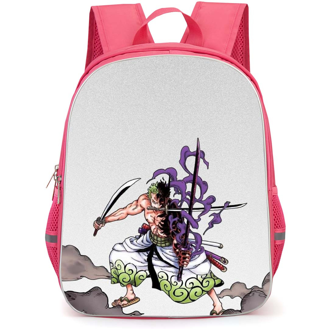 One Piece Zoro Backpack StudentPack - Zoro Japanese Traditional Fighting