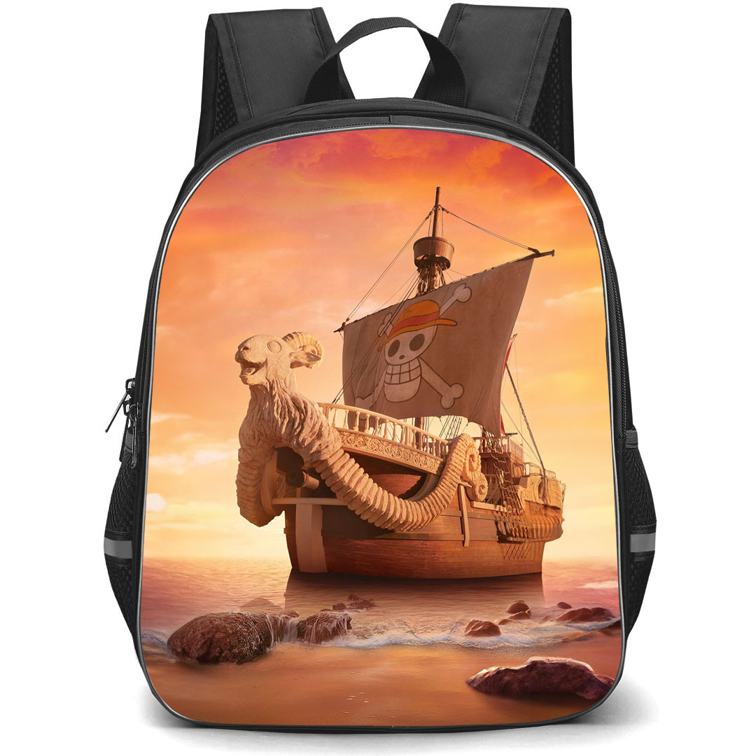 One Piece Netflix Backpack StudentPack - One Piece Netflix Going Merry