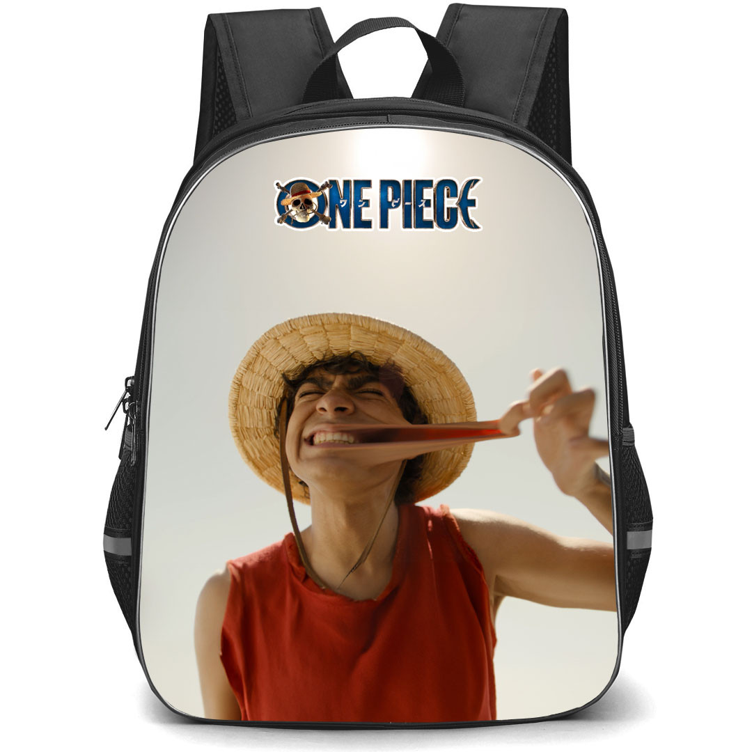 One Piece Netflix Monkey D Luffy Backpack StudentPack - Monkey D Luffy Gomu Ability