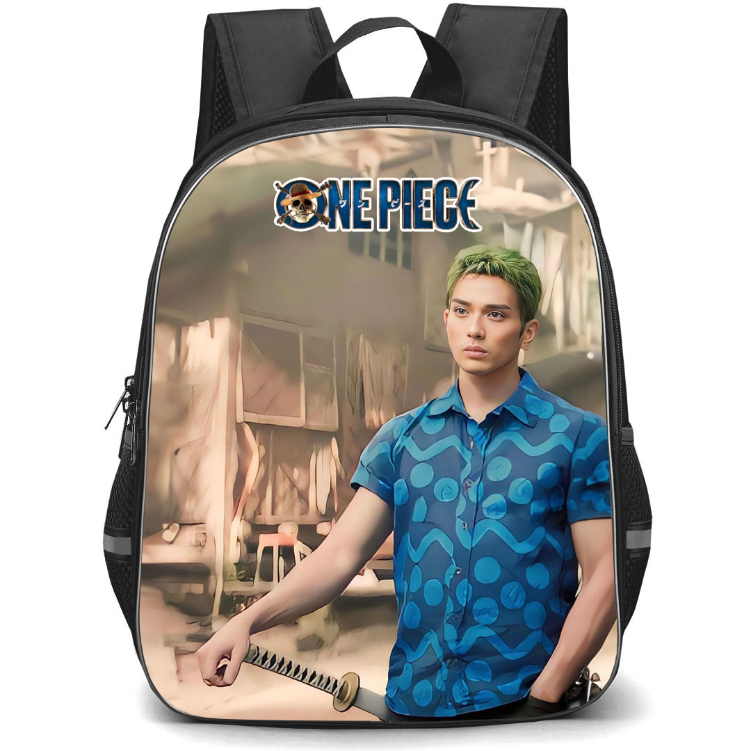 One Piece Netflix Roronoa Zoro Backpack StudentPack - Roronoa Zoro Standing Portrait