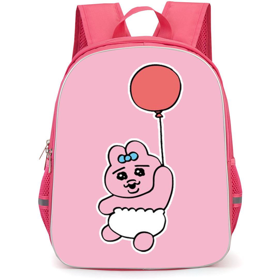 Opanchu Usagi Backpack StudentPack - Opanchu Usagi Holding Balloon Die Cut Sticker