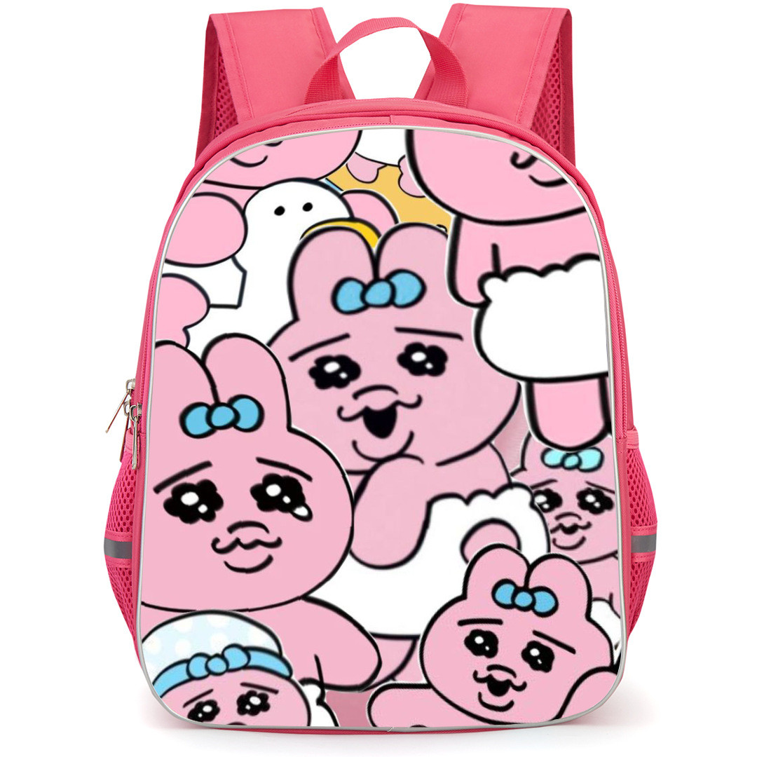 Opanchu Usagi Backpack StudentPack - Opanchu Usagi Pink Smiling Face Collage Poster
