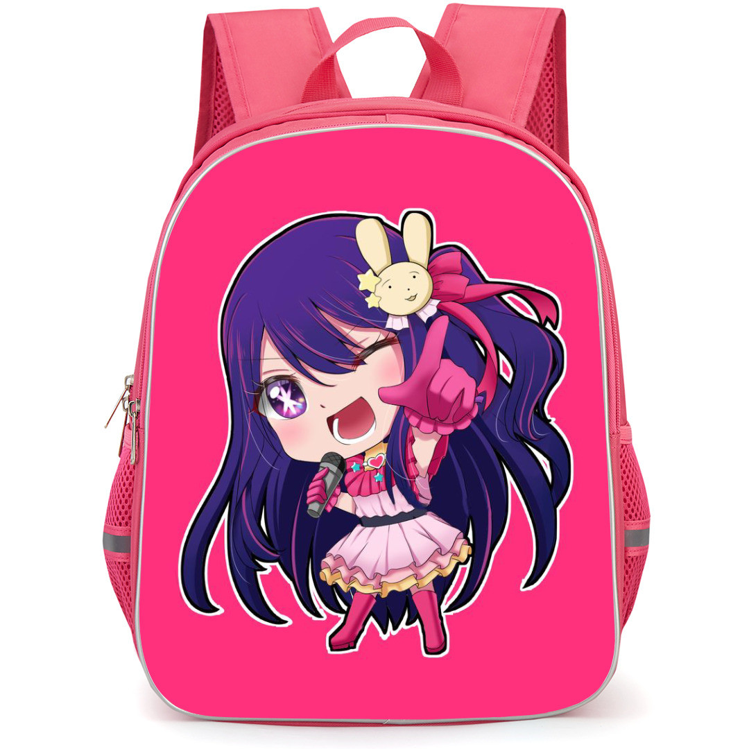 Oshi No Ko Ai Hoshino Backpack StudentPack - Ai Hoshino Chibi Art