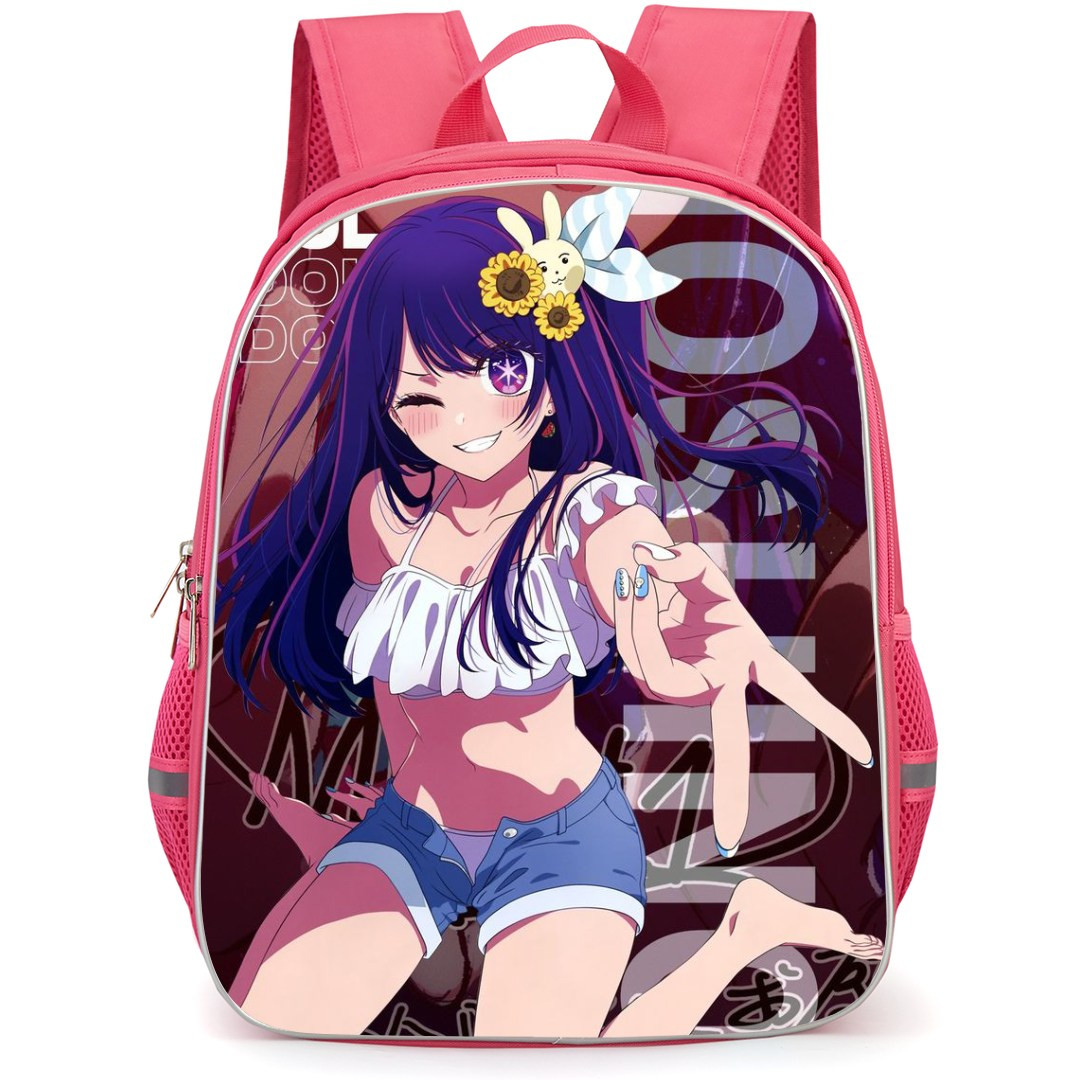 Oshi No Ko Ai Hoshino Backpack StudentPack - Ai Hoshino Idol Collage