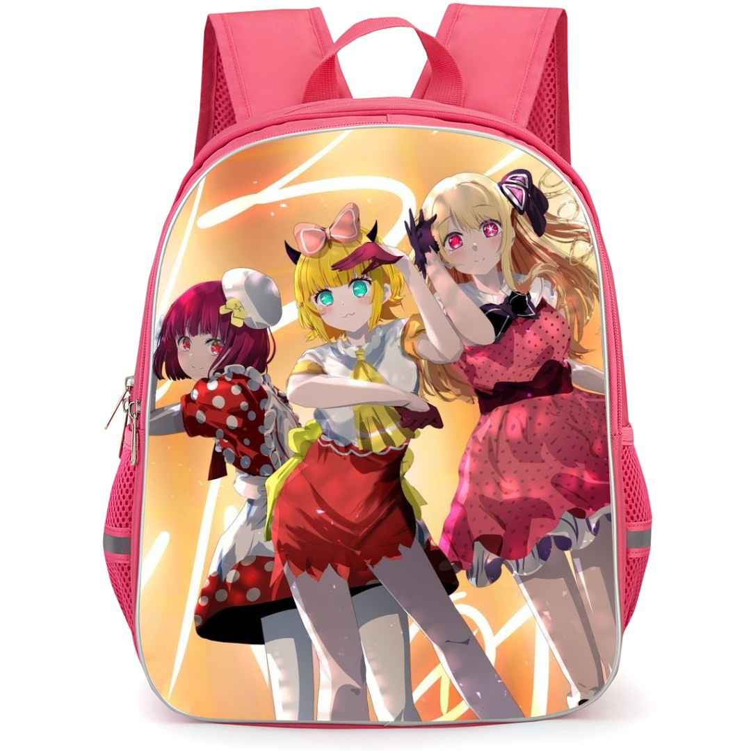 Oshi No Ko Backpack StudentPack - Characters Posing Illustration