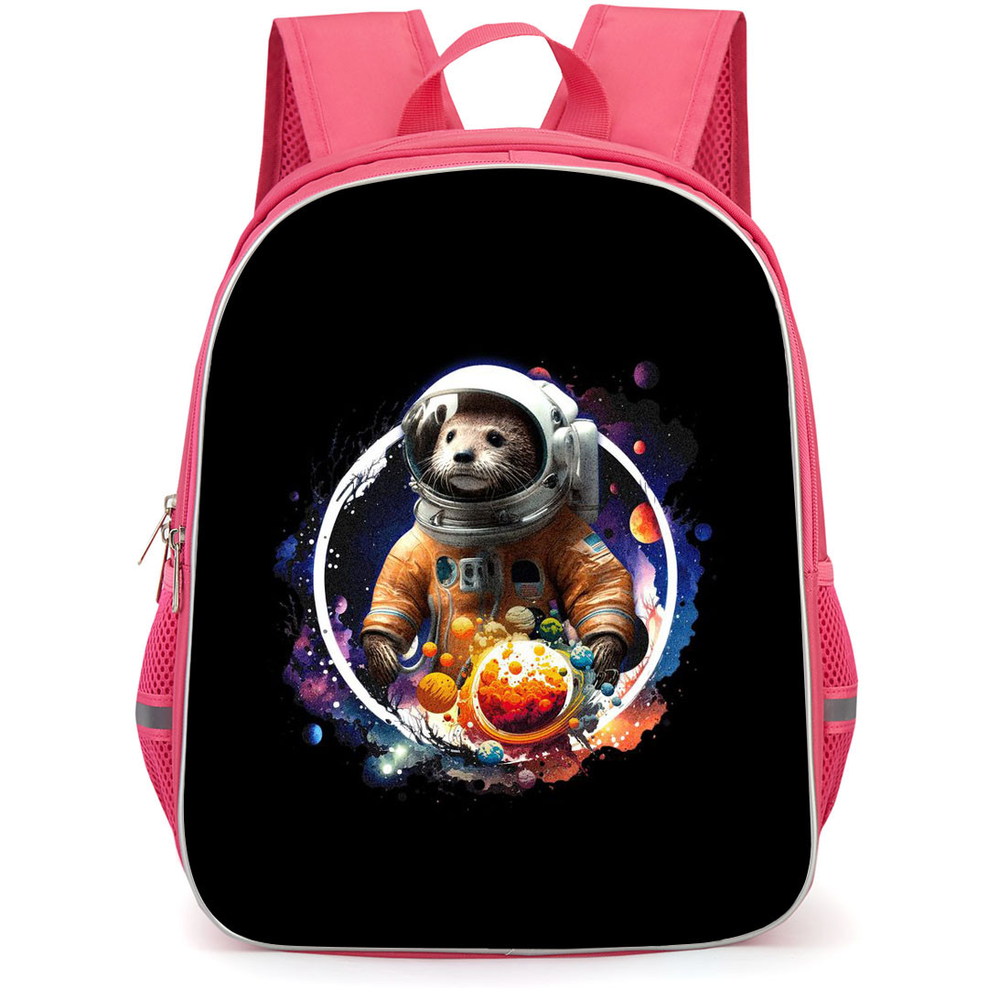 Otter Space Backpack StudentPack - Otter Space Astronaut Cute Animal On Space Poster