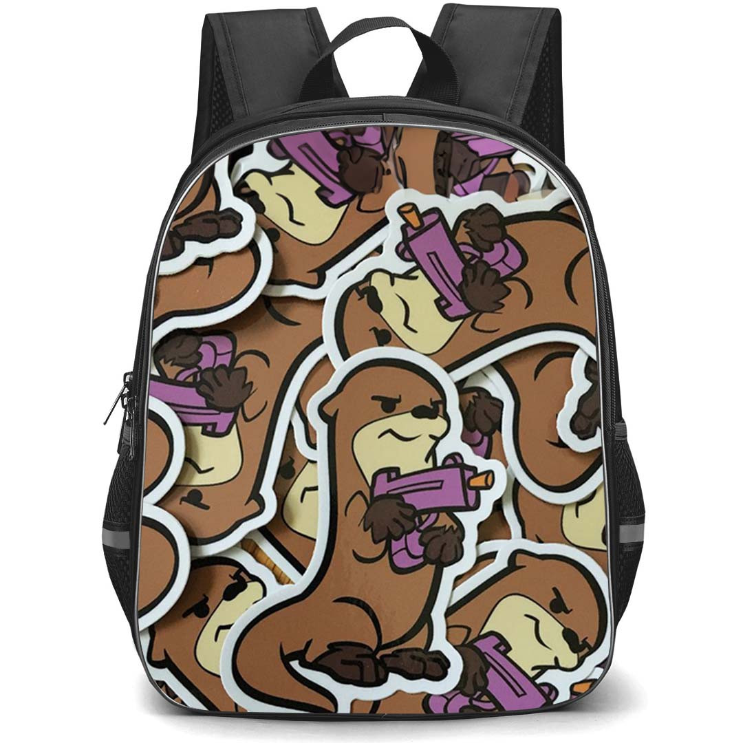 Otter Space Backpack StudentPack - Otter Space Brown Animal Wall Art Poster