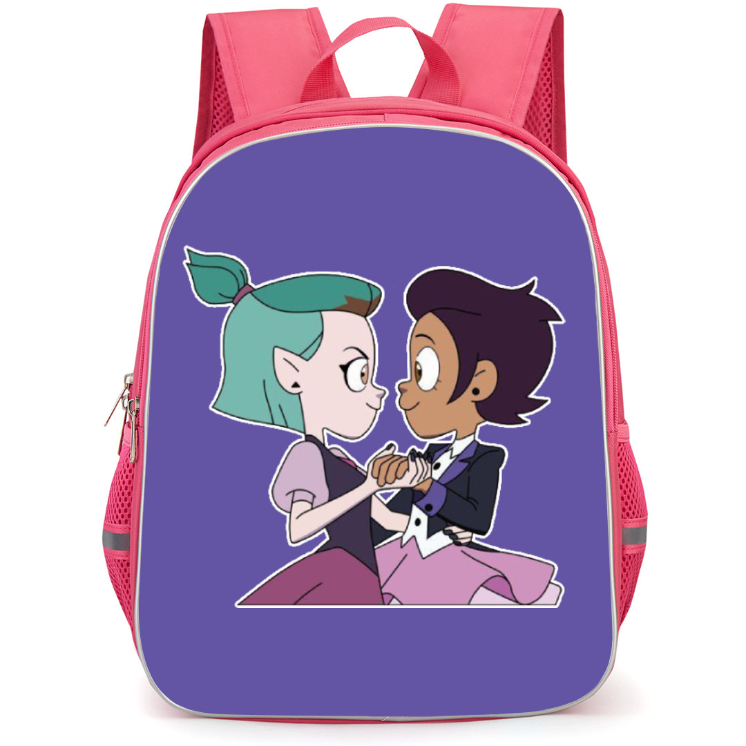 The Owl House Backpack Student Pack - Amity And Luz Dancing Portrait