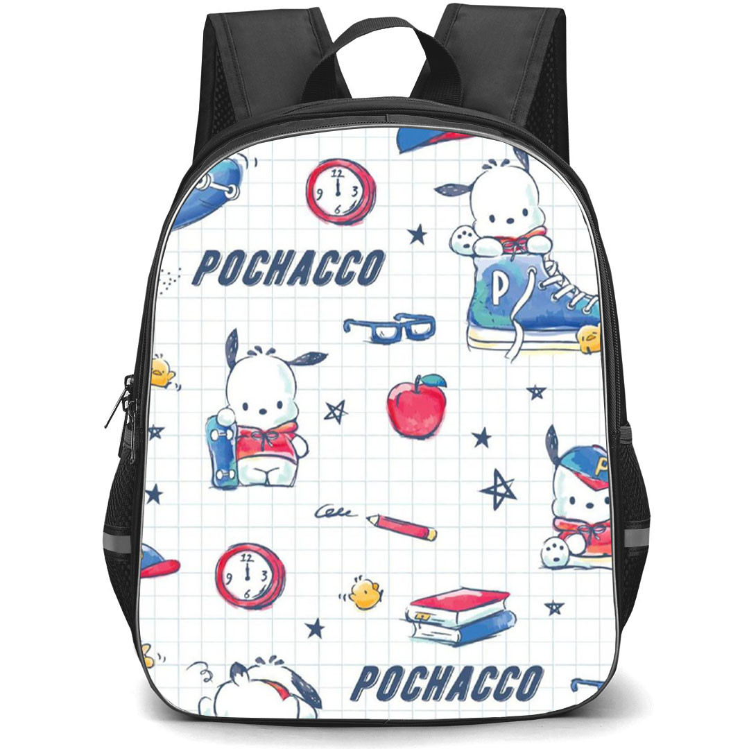 Pochacco Sanrio Backpack School Bag StudentPack - Pochacco Sanrio Sketch Paper Pattern