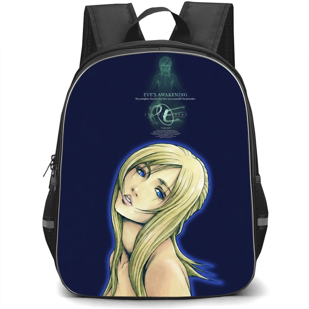 Parasite Eve Aya Brea Backpack School Bag StudentPack - Aya Brea Eyes Awakening Portrait Poster