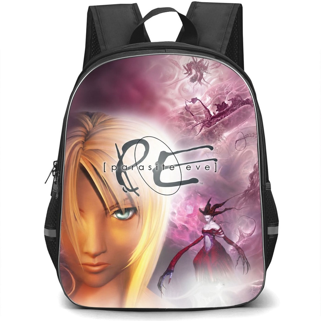 Parasite Eve Mitochondria Eve Backpack School Bag StudentPack - Mitochondria Eve Fierce Portrait Game Poster