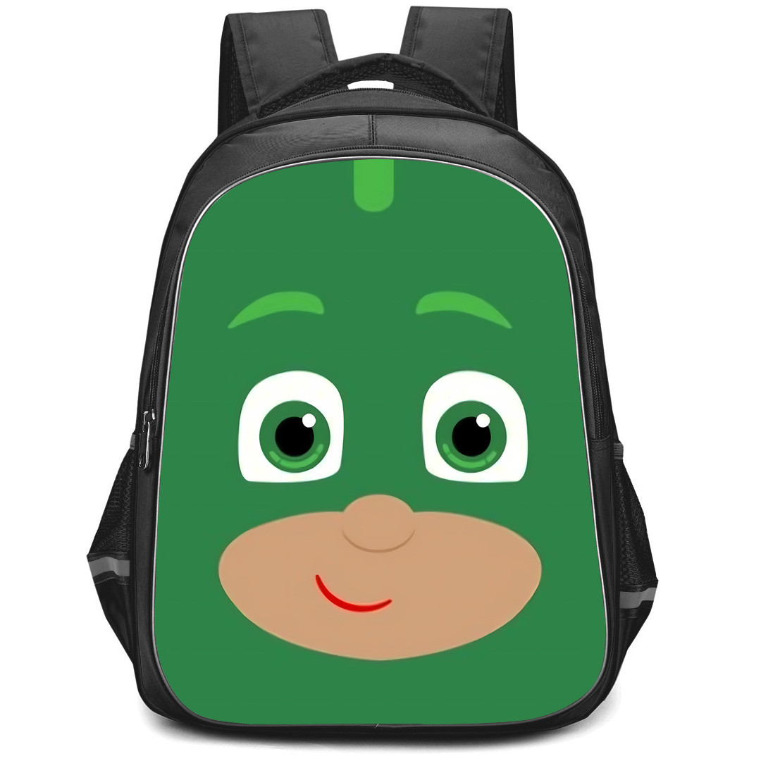 PJ Masks Power Heroes Gekko Backpack StudentPack - Gekko Avatar Green Background