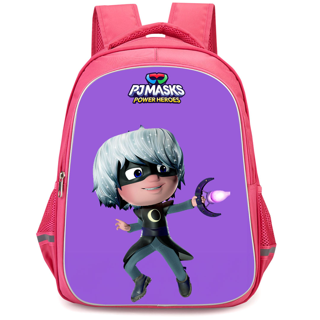 PJ Masks Power Heroes Luna Girl Backpack StudentPack - Luna Girl Standing On Purple Background