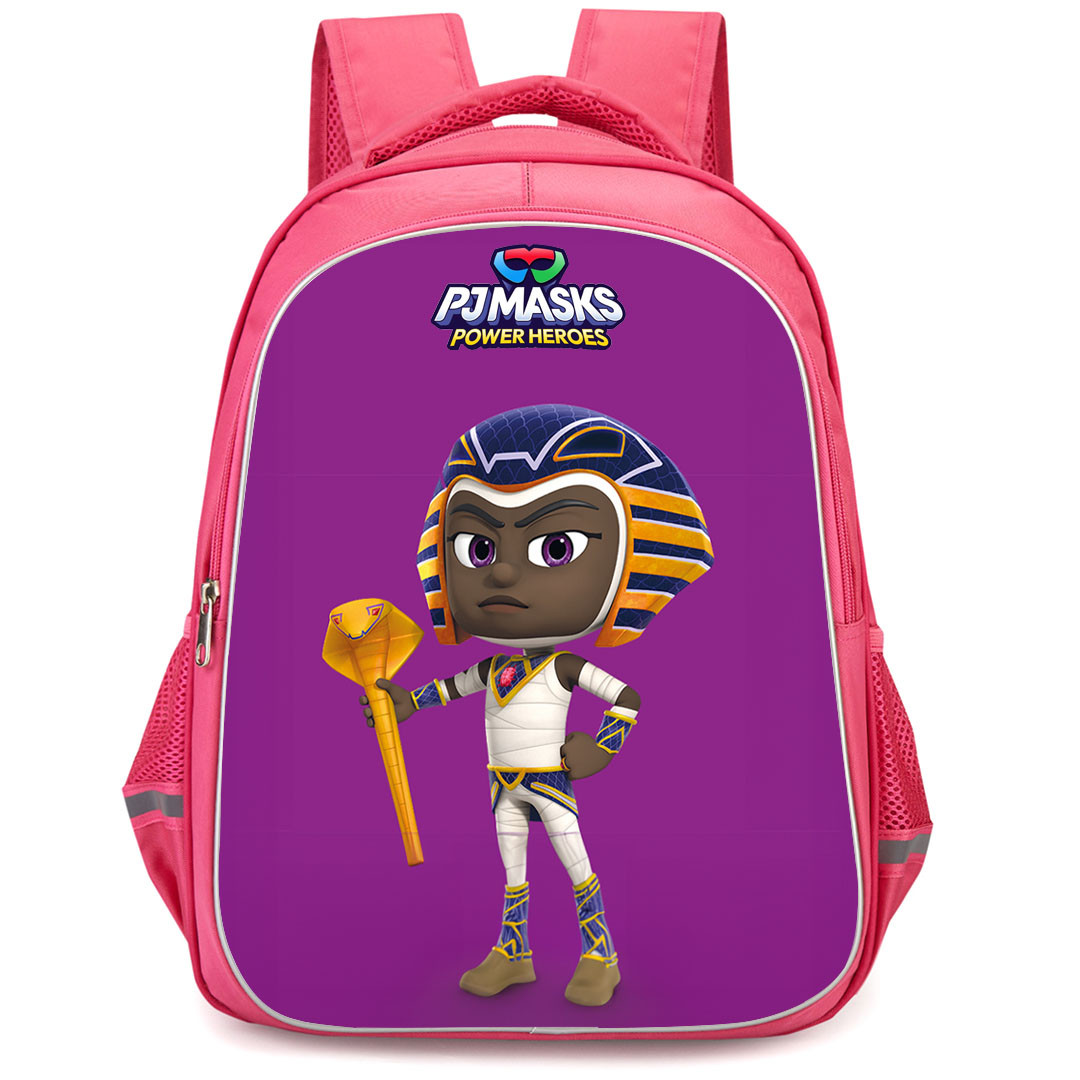 PJ Masks Power Heroes Pharaoh Backpack StudentPack - Pharaoh Standing On Purple Background