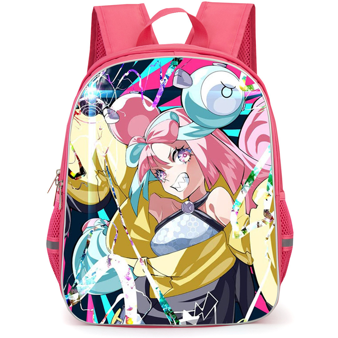 Pokemon Iono Backpack School Bag StudentPack - Pokemon Iono Energetic pose Anime Art Poster