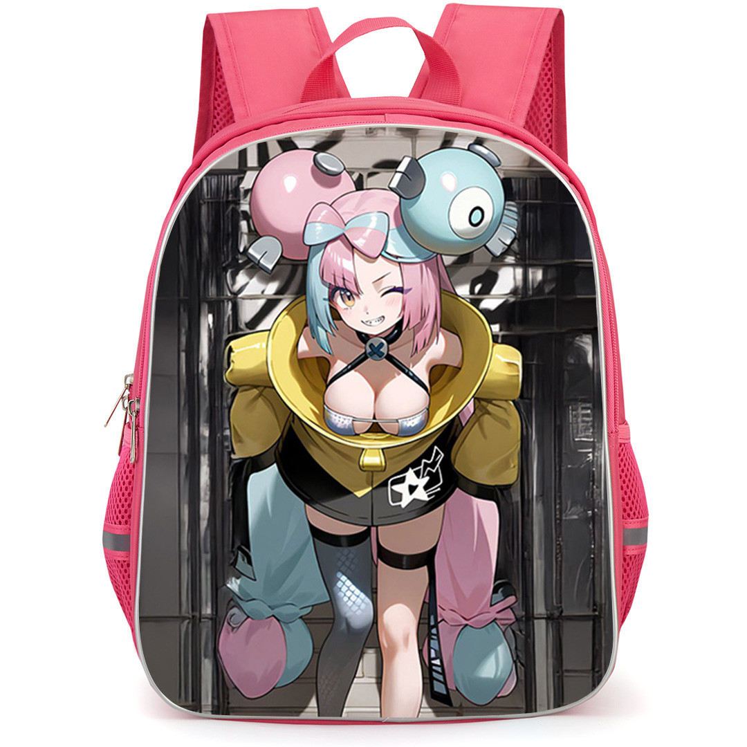 Pokemon Iono Backpack School Bag StudentPack - Pokemon Iono Standing Anime Art Poster
