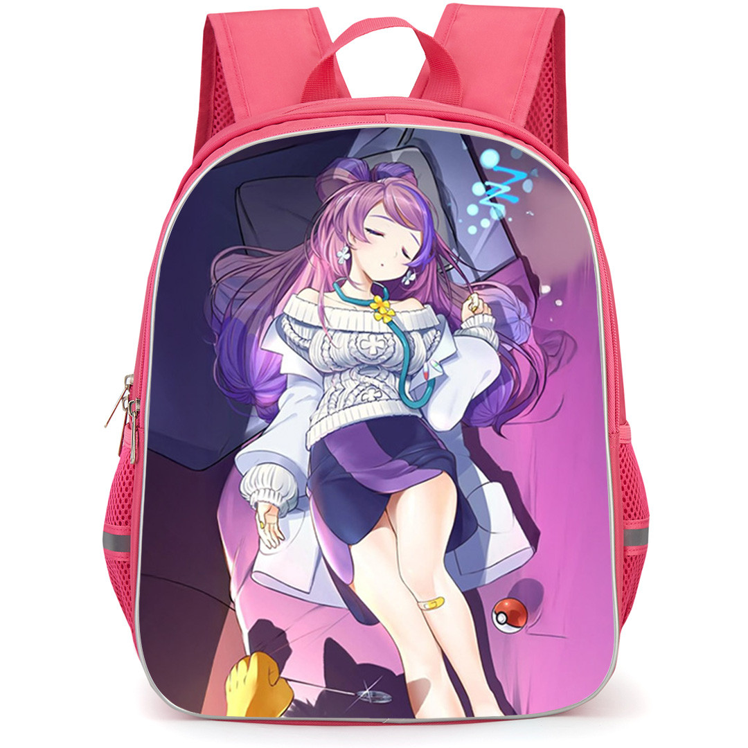 Pokemon Miriam Backpack School Bag StudentPack - Pokemon Miriam Sleeping Illustration Art Poster