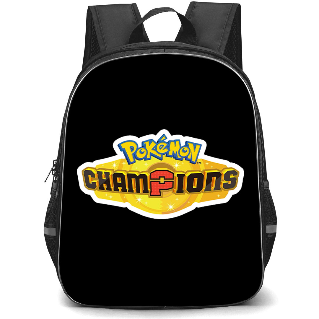 Pokemon Champions Backpack School Bag StudentPack - Pokemon Champions Logo Illustration Art Sticker