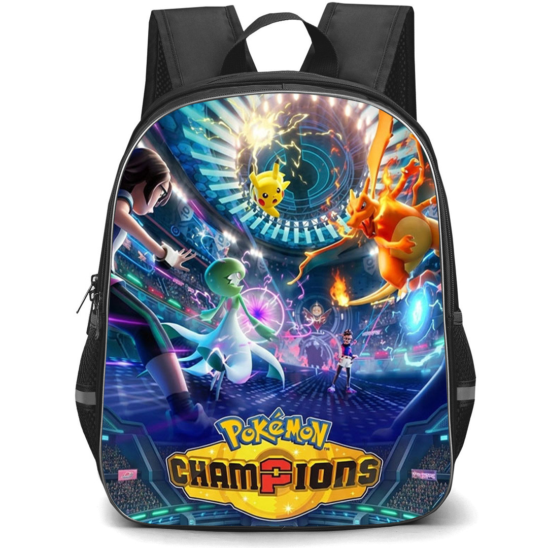 Pokemon Champions Backpack School Bag StudentPack - Pokemon Champions Official Poster