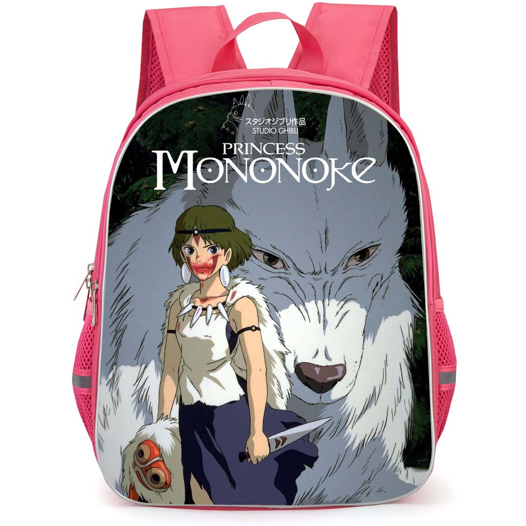 Princess Mononoke Backpack StudentPack - Princess Mononoke 1997 Movie Art Poster