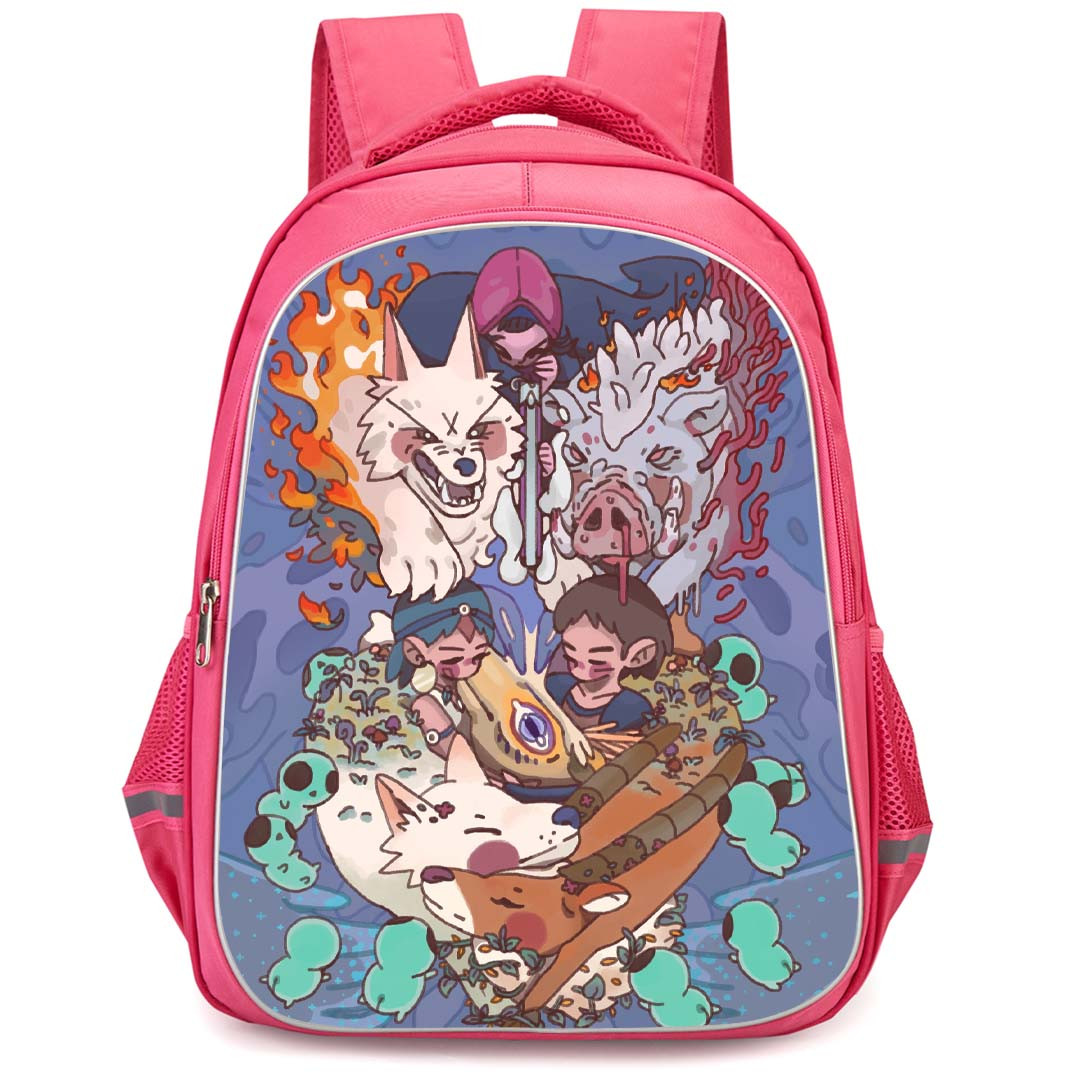 Princess Mononoke Backpack StudentPack - Princess Mononoke Fan Art Poster