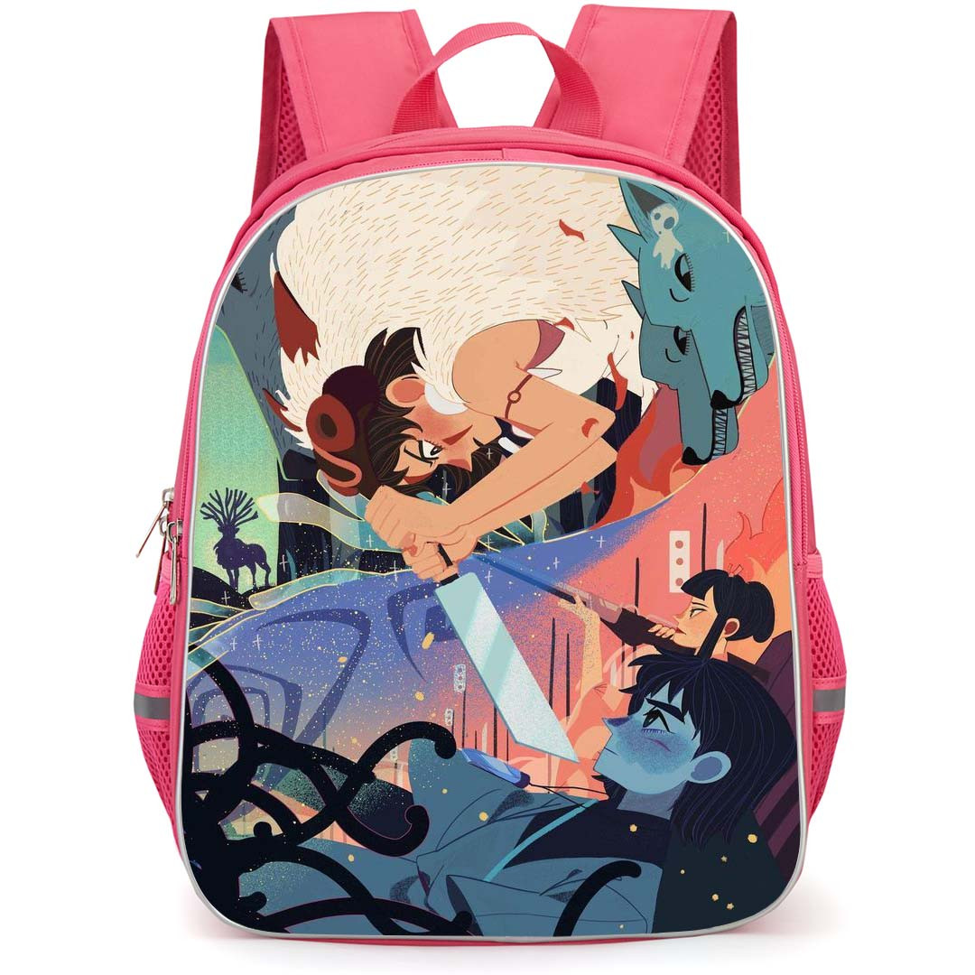 Princess Mononoke San Backpack StudentPack - San Trying To Kill Poster Art