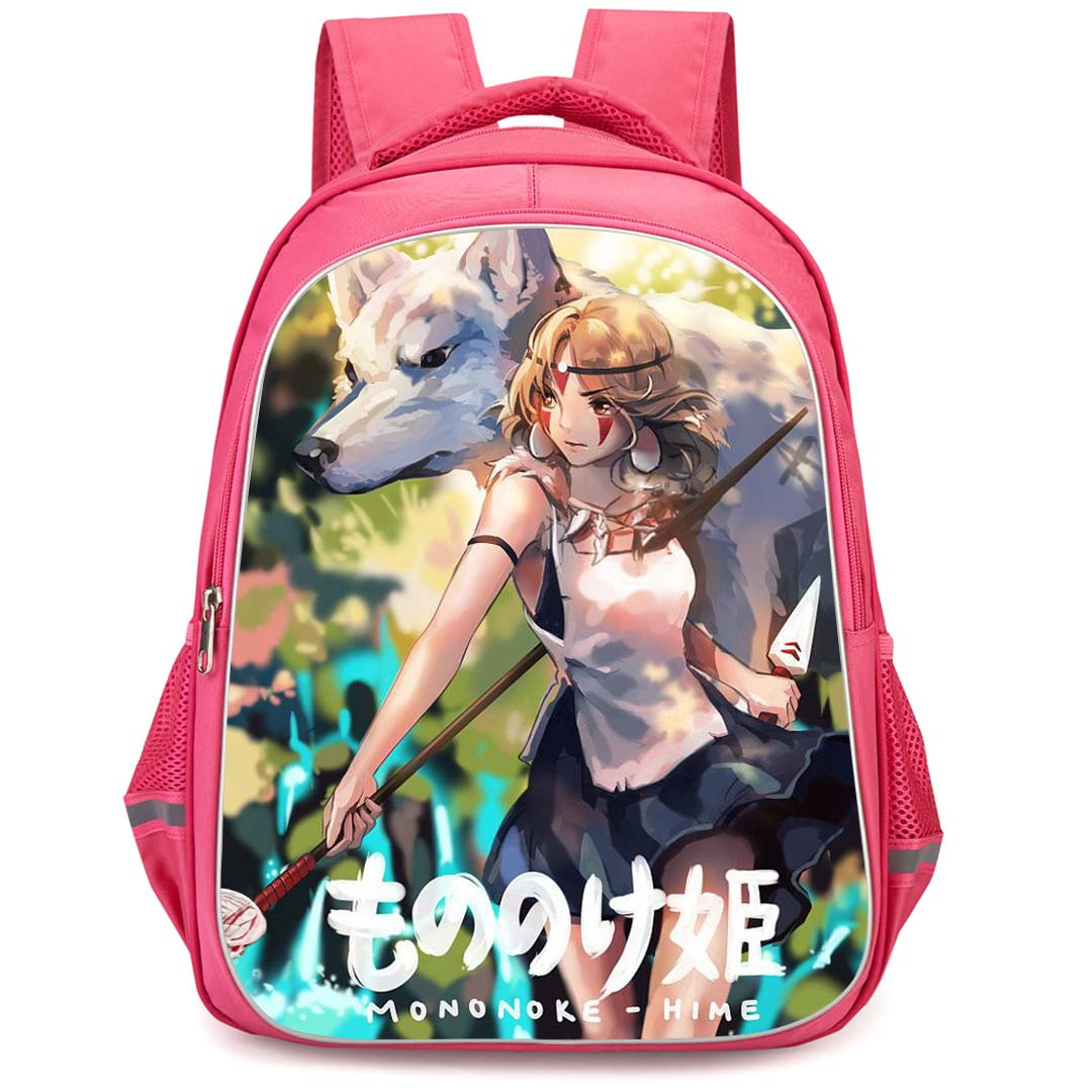 Princess Mononoke Backpack StudentPack - San And Moro Poster