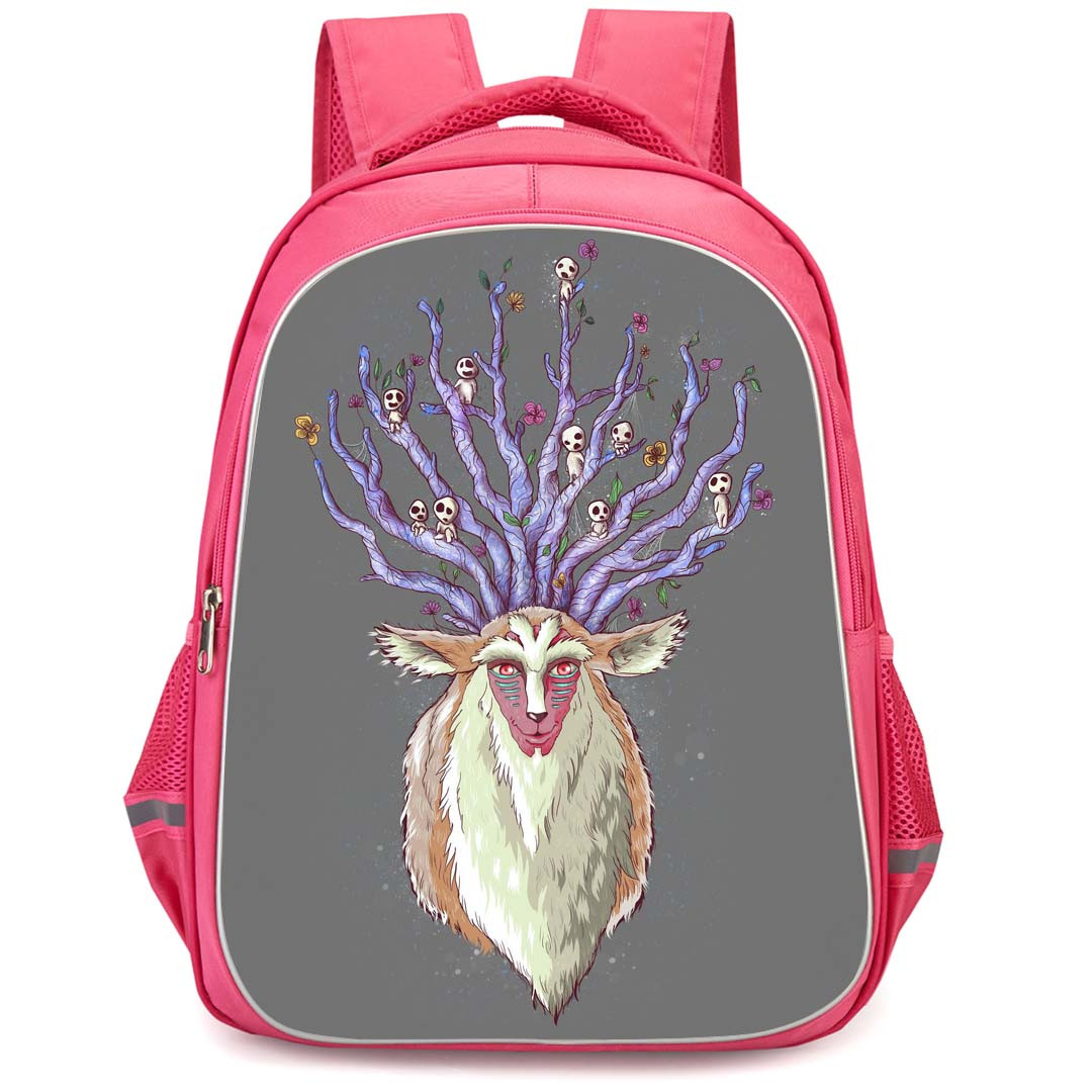 Princess Mononoke Backpack StudentPack - Princess Mononoke Spirit Of The Forest Poster