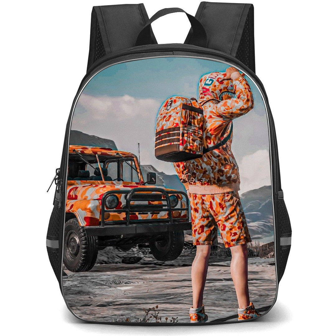 PUBG Backpack StudentPack - PUBG Camouflage Skin Poster