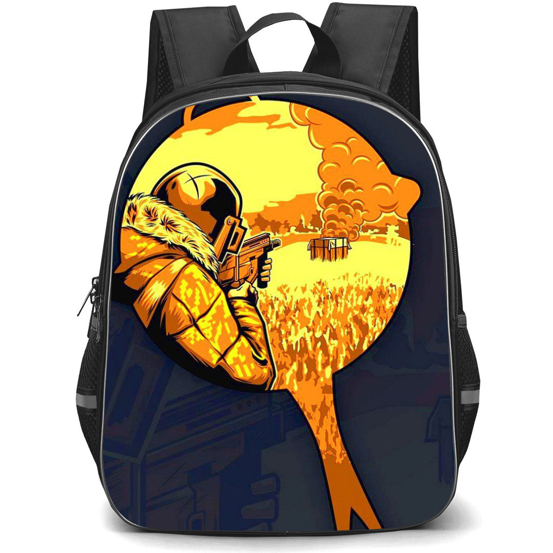 PUBG Backpack StudentPack - PUBG On Black Background