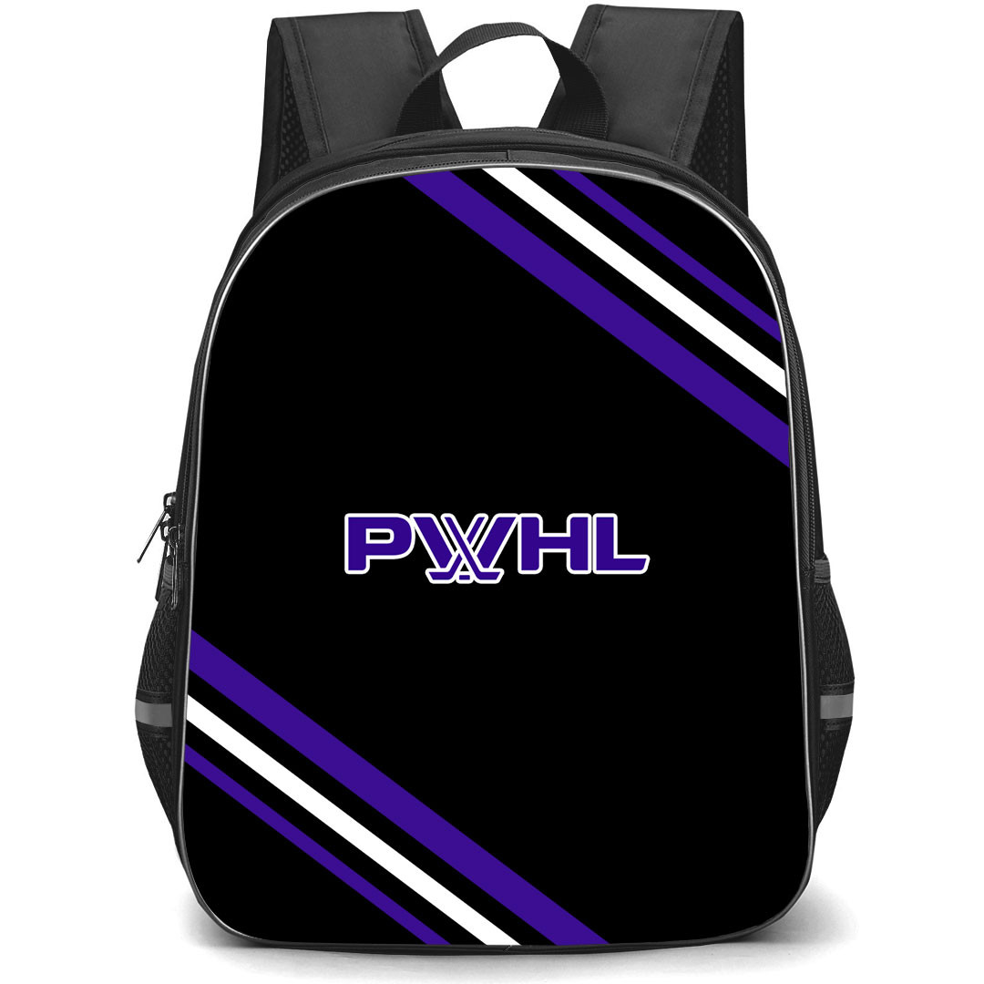 Professional Womens Hockey League Logo Backpack School Bag StudentPack - Professional Womens Hockey League Logo Large Logo With Stripe