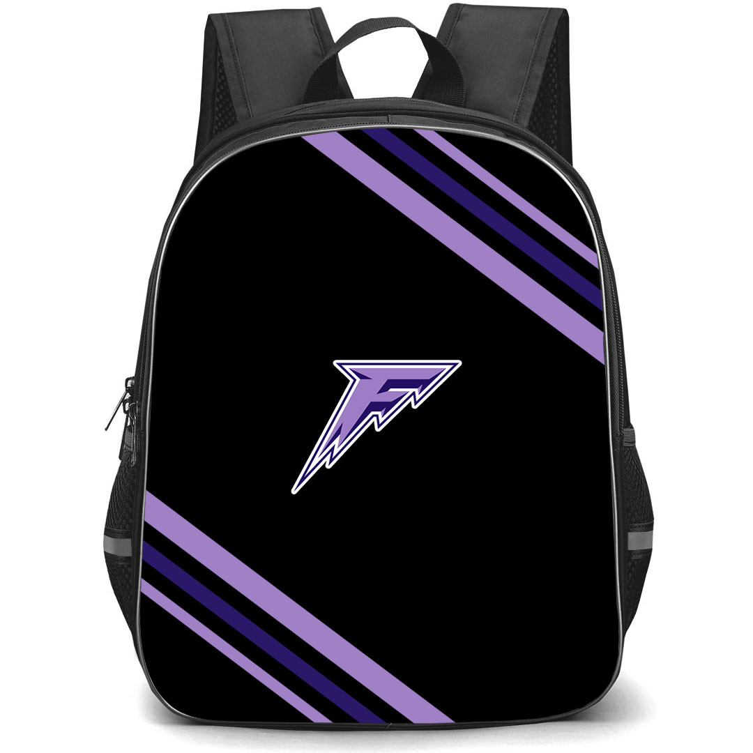 Minnesota Frost Backpack School Bag StudentPack - Minnesota Frost Large Logo With Stripe