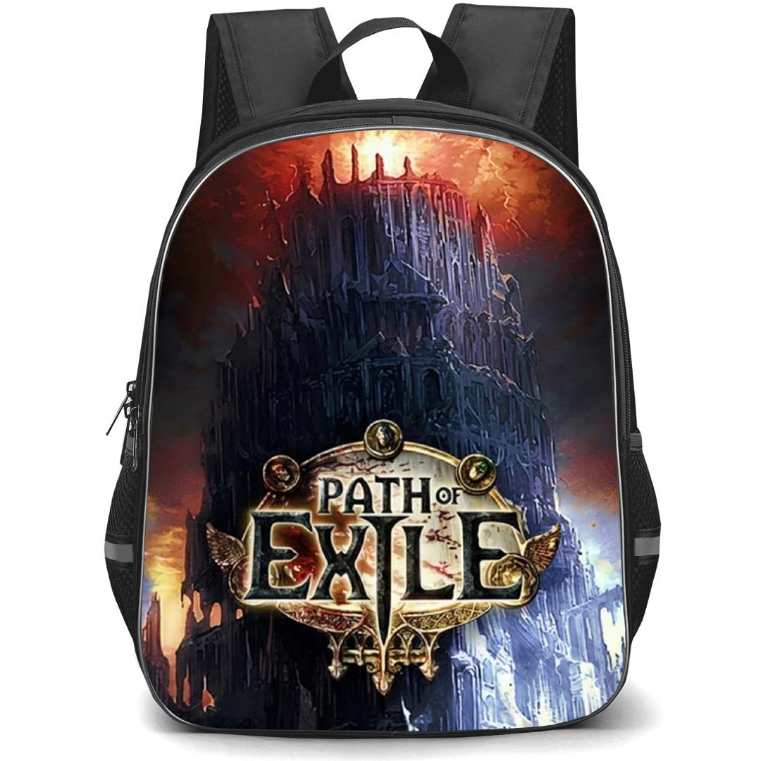 Path Of Exile Backpack School Bag StudentPack - Path Of Exile Official Game Cover Art