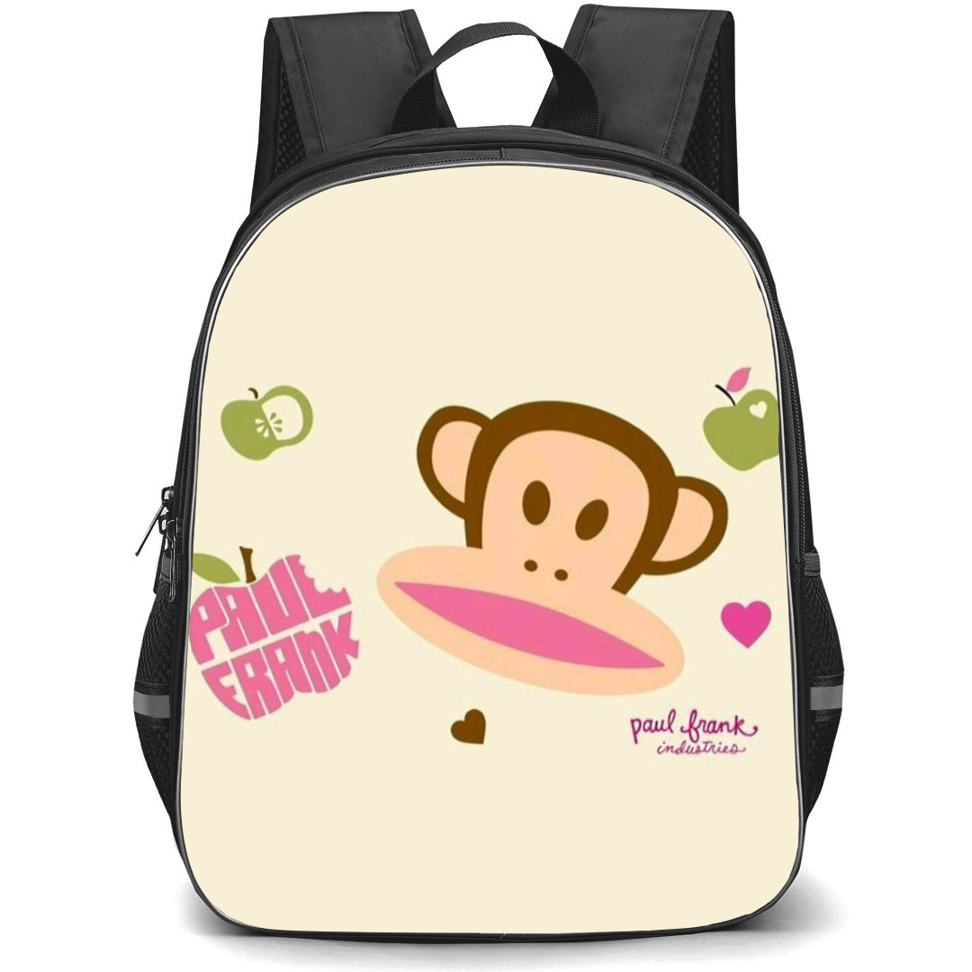 Paul Frank Backpack StudentPack - Apple Monkey Cartoon Art