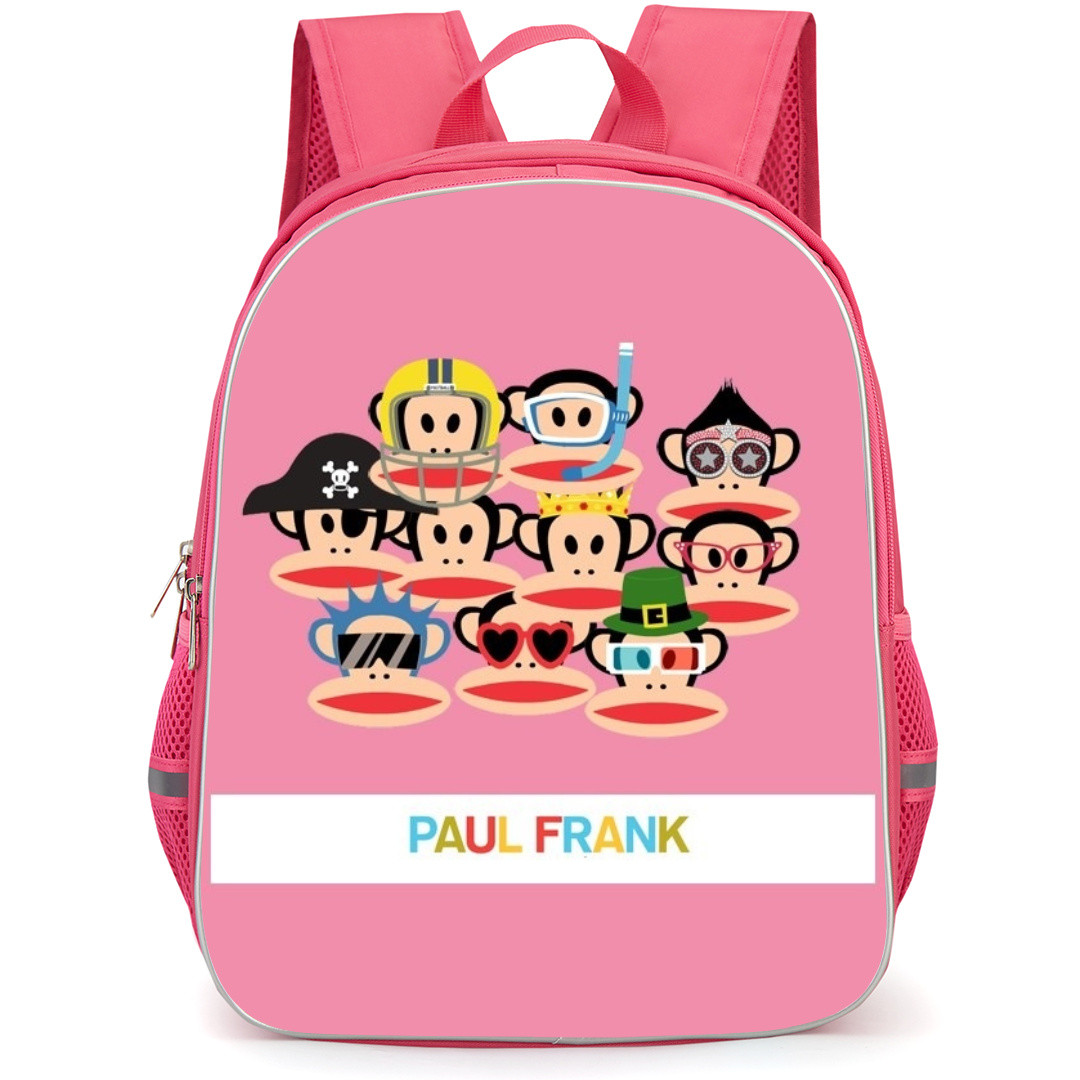 Paul Frank Backpack StudentPack - Monkey Group with Pink Background