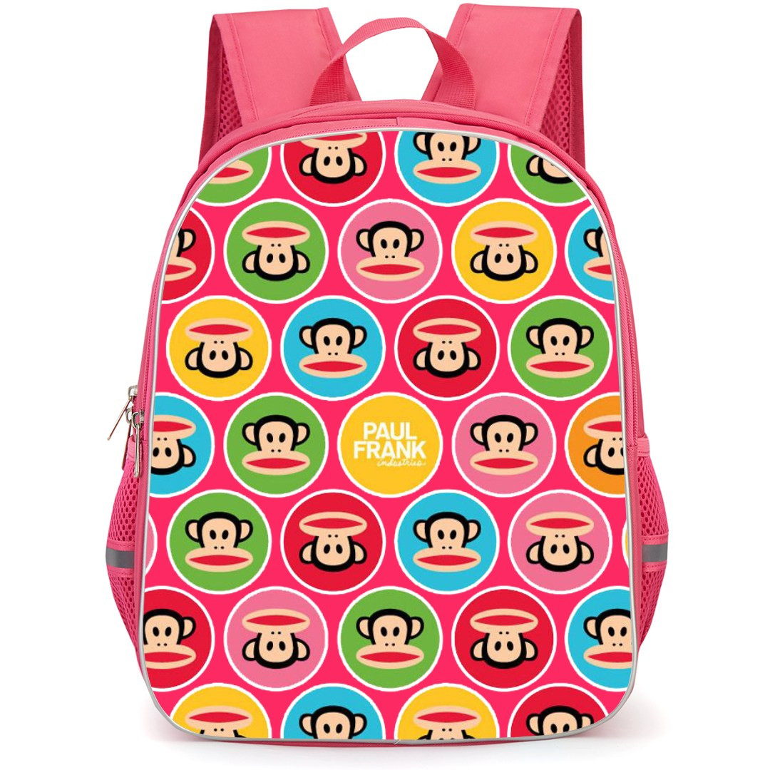 Paul Frank Backpack StudentPack - Monkey with Pink Background Pattern Art