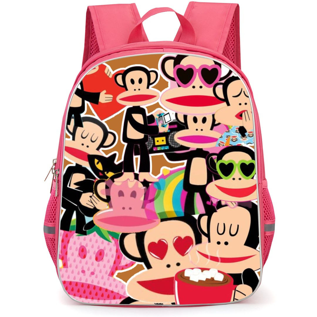Paul Frank Backpack StudentPack - Random Monkeys Collage