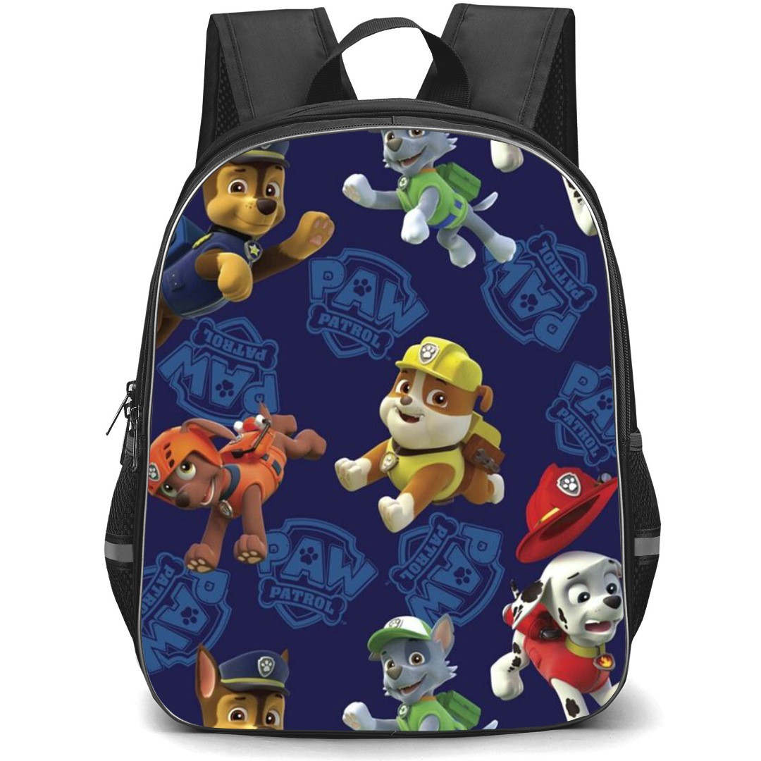 Paw Patrol School Backpack StudentPack - Characters Collage Blue Background