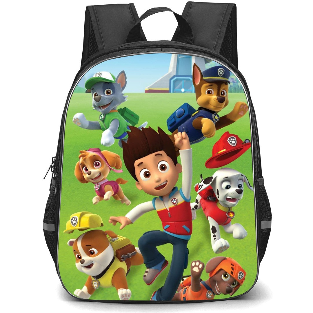 Paw Patrol School Backpack StudentPack - Characters Headquarters Background