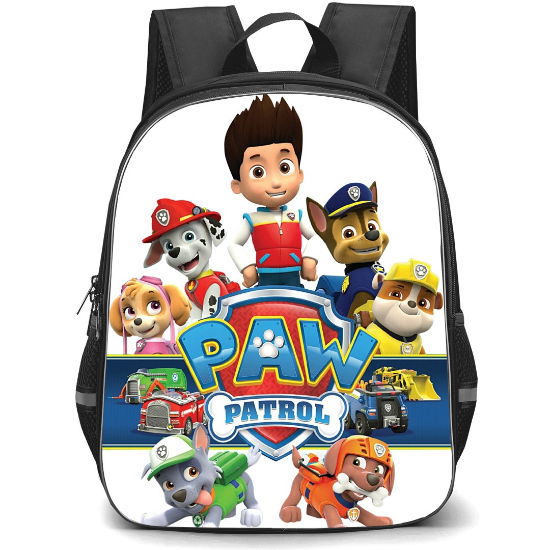 Paw Patrol School Backpack StudentPack - Characters With Paw Patrol Logo