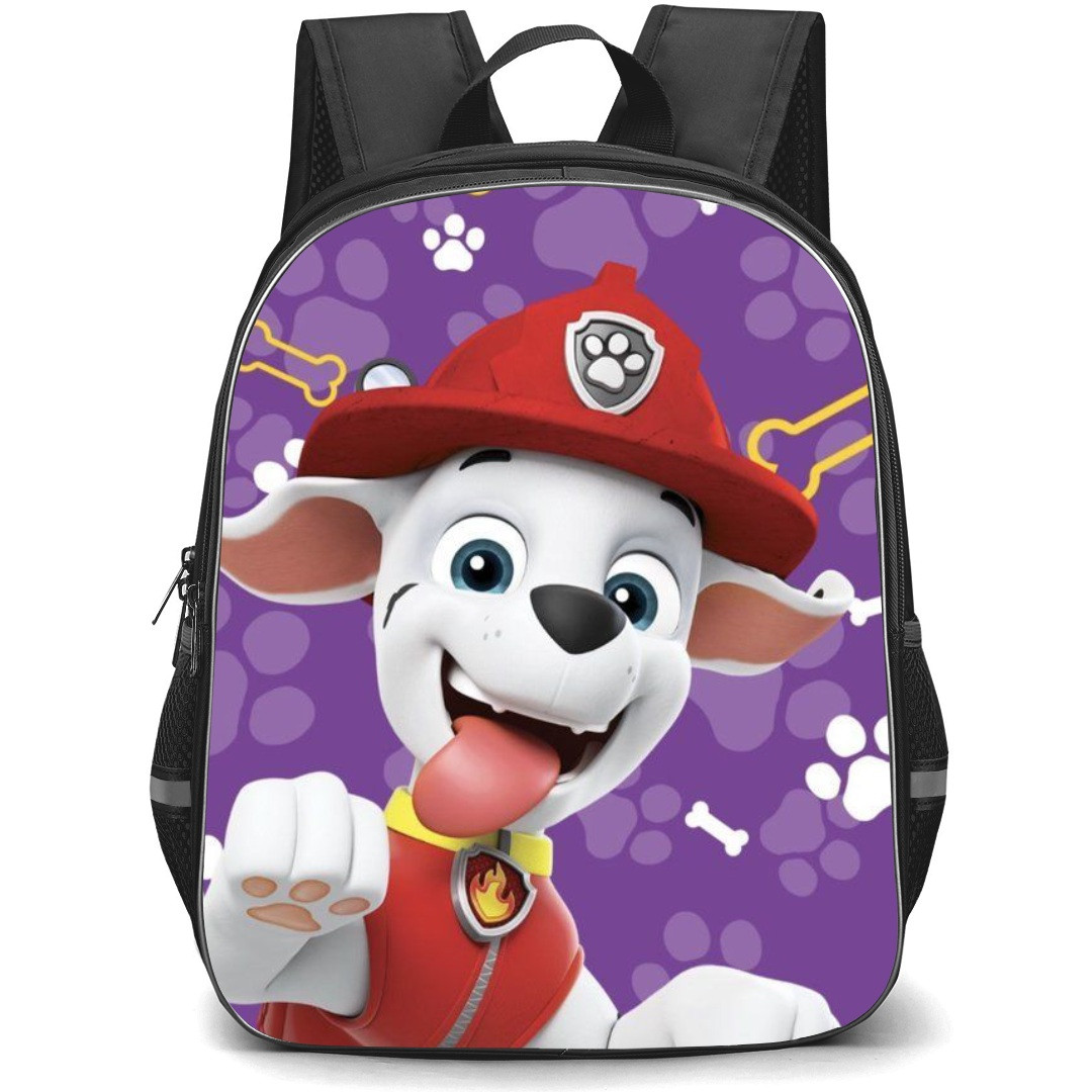 Paw Patrol Marshall School Backpack StudentPack - Marshall Portrait Pattern Art Background