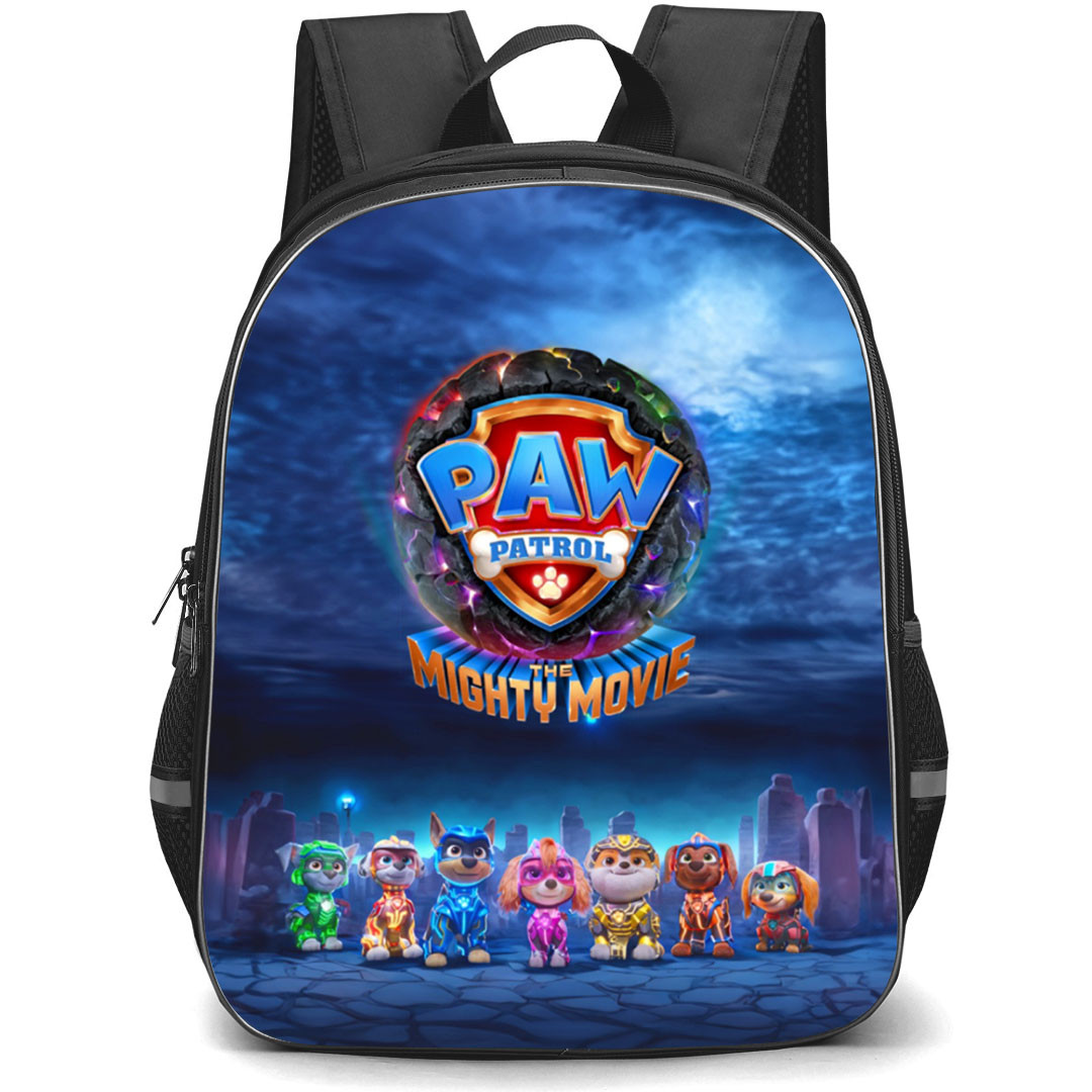 Paw Patrol The Mighty Movie Backpack StudentPack - The Mighty Movie Characters Assemble