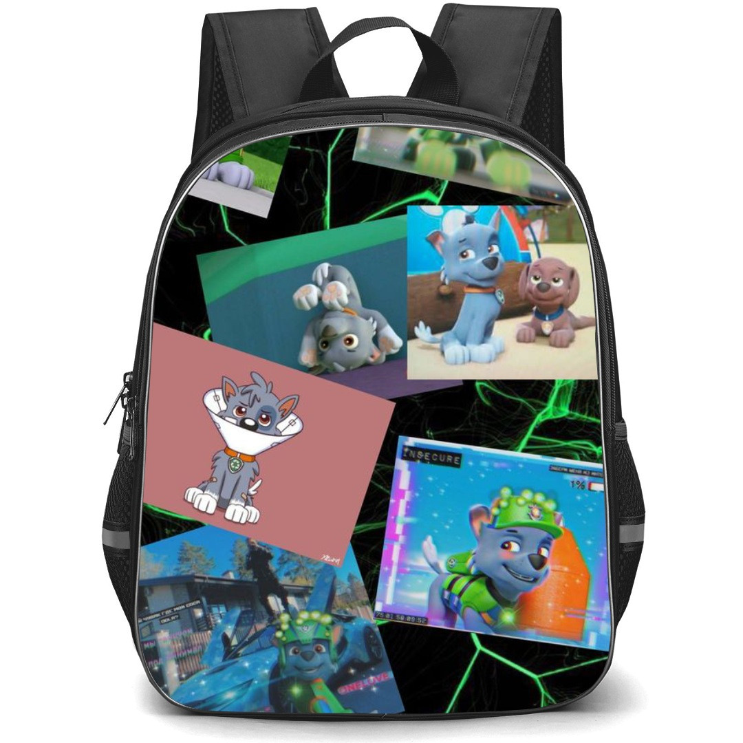 Paw Patrol Rocky School Backpack StudentPack - Rocky Collage