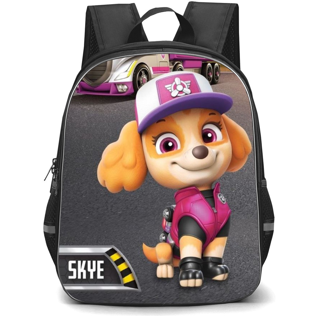 Paw Patrol Skye School Backpack StudentPack - Skye Portrait Truck Background