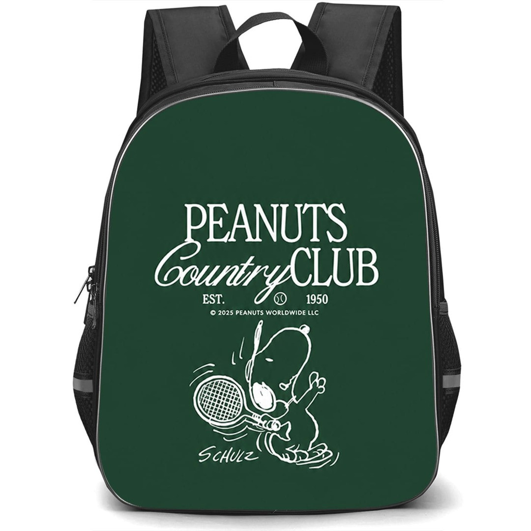 Peanuts Backpack School Bag StudentPack - Peanuts Country Club Vintage Aesthetic Poster